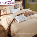 Amostras disponíveis 100% Algodão Seersucker Bedding Set Choice Hotel Bedding